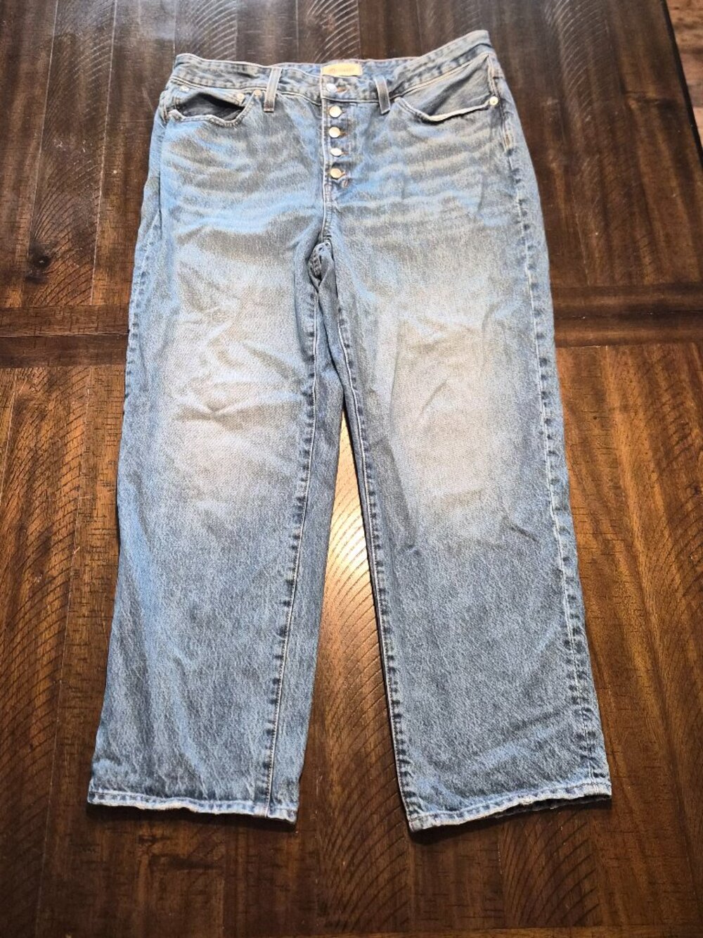Madewell Jeans Women 14P Blue The Perfect Vintage Jean Straight High Rise G816